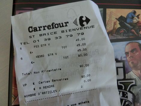 gta 5 ticket caisse